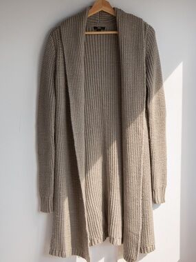 EMU Australia 100% Merino Wool Longline Cardigan Sweater S